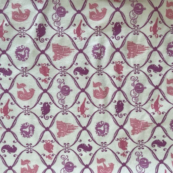 Disney Parks Cotton Pajama Pants 3X Pink / White Cropped Jersey Knit - Picture 8 of 8